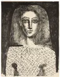 Le Corsage à Carreaux by Pablo Picasso, 1949, Lithographie auf Arches-Velin, sold Jun 2010