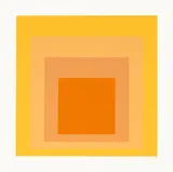 SP by Josef Albers, 1967, Original-Kartonmappe mit 12 Farbserigraphien, jeweils auf Schöllers-Hammer-Karton, sold May 2011