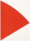 Red Curve (For Joel) by Ellsworth Kelly, 1993, 1-color lithograph on Arches 88 paper, sold Mar 2015