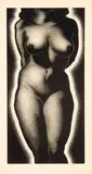 Paul Landacre, Anna, 1938, Wood engraving on wove soft-surface Japan-style paper