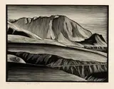 Paul Landacre, Headland, Big Sur Coast