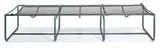 Walter Lamb, Three-seat bench, c. 1958, Brown-Jordan Co