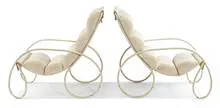 Streamline Modern, Lounge chairs (2), c. 1939, Manufacturer unknown