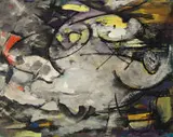 Harold Christopher Davies, Untitled (from Huntsville, Alabama Series), c. 1947, Oil on canvas