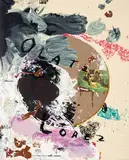Julian Schnabel, Olatz Lopez, 1992, Color screenprint on Arches paper
