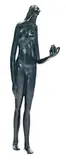 Sarah Tarab, Untitled (Standing Eve with Apple), c. 1985, Patinated bronze