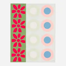 Peter Gee, Untitled, c. 1960, screenprint in colors