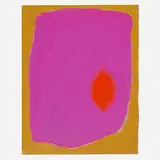 Rex Ashlock, Untitled (Red, Pink, Yellow), 1964, gouache on paper