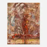 Maurice Sievan, Vertical and Horizontal, c. 1954, oil on paper