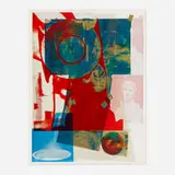 Robert Rauschenberg, Quarry Local One, 1968, offset lithograph in colors