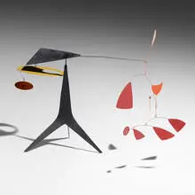 Modern, Untitled, painted metal and wire