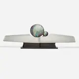Jack Schmidt, Landscape No. 21 (from the Precious Stone series) - LC, 2005, cast and blown glass, bronze, steel