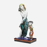 Susi Singer for Wiener Werkstätte, Untitled (woman and child), 1923, glazed terracotta