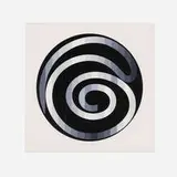Untitled (from the Message de Paix portfolio) by Yaacov Agam, 1981, screenprint in colors on Arches, sold Jul 2022
