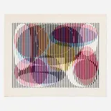 Untitled by Yaacov Agam, 1979, screenprint in colors, sold Jul 2022