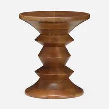 Time Life stool by Charles and Ray Eames, 1960, walnut, sold Jul 2022
