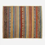 Contemporary, Flatweave carpet, hand-woven wool