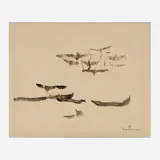 Tetsurō Sawada, Watercolor #11, 1959, watercolor on paper
