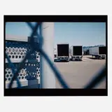 Dan Graham, Trucks, Vallejo, California, 1996, color coupler print on ilfochrome paper
