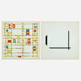 Piet Mondrian, Broadway Boogie Woogie; Foxtrot A (two works from A Portfolio of Ten Paintings)