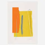 Larry Zox, Relatively, 1975, screenprint in colors