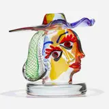 Walter Furlan, Omaggio a Picasso, c. 1990, blown glass