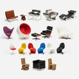 Vitra., Collection of eighteen miniatures, c. 2000, mixed media
