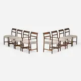 Harvey Probber, Dining chairs, set of eight