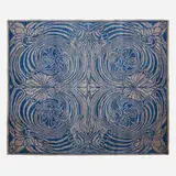 Medium pile carpet by Contemporary, hand-knotted hemp fiber, sold Jul 2022