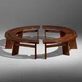 Pierre Chapo, Curved benches model S38, set of four