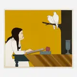 Will Barnet, Introspection - 5733, 1972, screenprint in colors