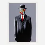 Martin Whatson, Son of Man (Grey), 2013, screenprint in colors on Somerset