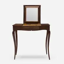 Louis XV, Bonheur-du-jour, walnut, mirrored glass, brass