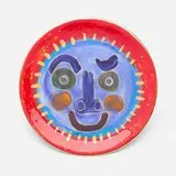 Pablo Picasso, Plate, c. 1990, glazed ceramic