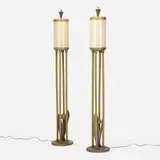 Art Deco-Style, Torchieres, pair