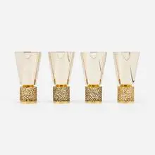 Stuart Devlin, Elizabeth II goblets, set four, 1970, silver parcel-gilt