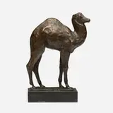 Fosco Martini, Camel, bronze, stone