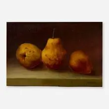Still Life with Pears by Joseph H.S. Reed, oil on canvas, sold Nov 2025