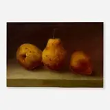 Joseph H.S. Reed, Still Life with Pears, oil on canvas