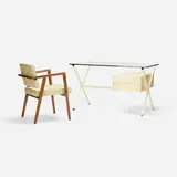 Franco Albini, desk, model 80 and armchair, model 48