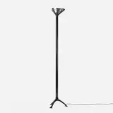 Angelo Mangiarotti, Tekne floor lamp, 1987, enameled aluminum, chrome-plated steel