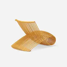 Wooden chair by Marc Newson, 1988, bent beechwood, sold Jul 2016