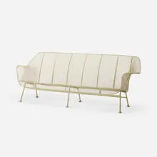 Sculptura sofa by Russell Woodard, c. 1965, enameled steel, sold Jul 2016