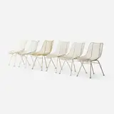 Russell Woodard, Sculptura dining chairs, set of six
