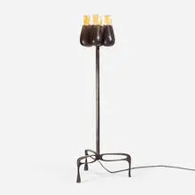 Truffala floor lamp by Jordan Mozer, c. 2013, cast and patinated aluminum, sold Jul 2016