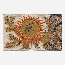 Michèle Ray, Jour et Nuit tapestry, c. 1965, hand-woven wool