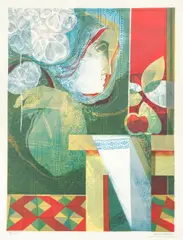 Untitled by Simon Alvar, Lithograph, offered Mar 2020