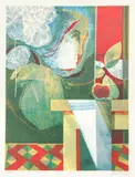 Untitled by Simon Alvar, Lithograph, offered Mar 2020