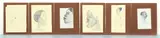 Six Studies of African Americans, 1965- by Frank Alexander Dininno, 1969, pen and ink on paper, offered Mar 2020