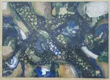 Portugal, undated (c.1980), color intaglio, titled, signed and marked "Unique Impression" in by Rita Martin Green, pencil at bottom, offered Mar 2020